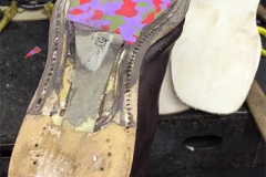 Removal of heel & sole