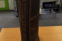 New zip put into a pair of boots